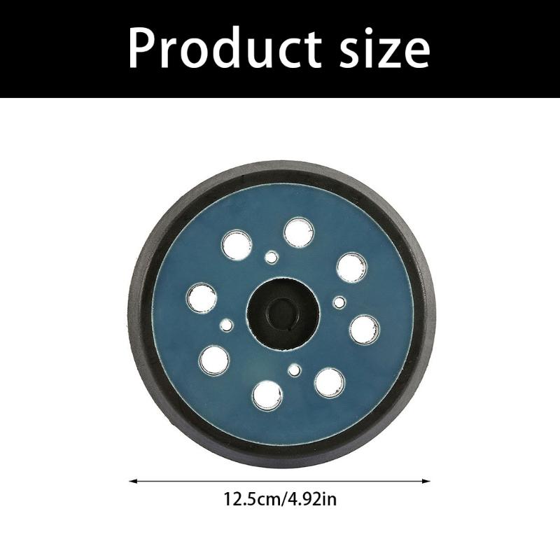 125mm 5inch Sander Pad 8 Holes 4 Nails Backing Sanding Disc Pad Hook Sanding Pad for Electric Orbital Sander Polishing