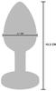 Plug Vibrant The Glider L 9 X 4cm - Buttocks TOYJOY - PLUG METAL