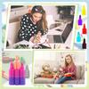 15 Pcs Stacking Crayons 12 Colors Buildable Crayons Set Colorful Drawing Crayons Party Favors DIY Rainbow Painting Pencils for School Office Birthday