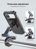 Universal Waterproof 360° Swivel Phone Mount for Motorcycle/Bike Adjustable GPS Holder for Cellphones & Navigation Apps