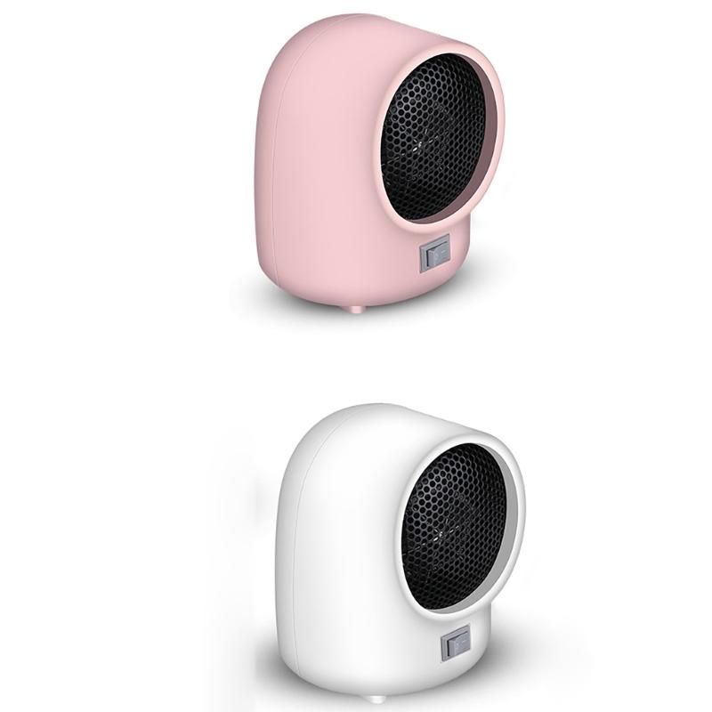 Tichý přenosný topný přístroj 500 W, topidlo do obytných prostor, účinný topný stroj, vhodný pro použití na kancelářském stole a v ložnici