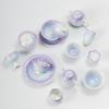 Kiln Change Crystal Glaze Gradual Change Purple High-grade Teacup Ceramic Kung Fu Tea Set Household Chinese Tea Making Cover Bowl Teapot Gift