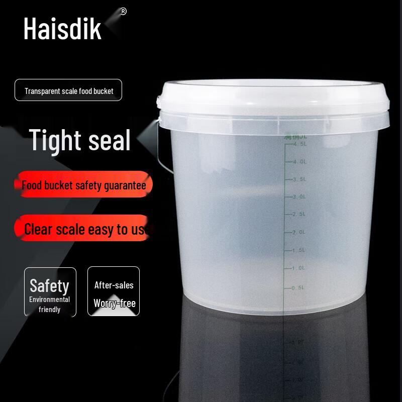 Haysdick Transparent Graduated Bucket