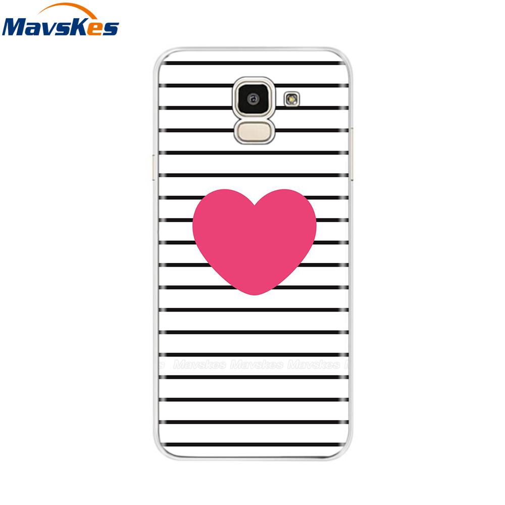 For Samsung Galaxy J6 2018 Case Soft TPU Silicone Back Cover sFor Coque Fundas Samsung J6 2018 J6 Plus 2018 Soft Phone Cases