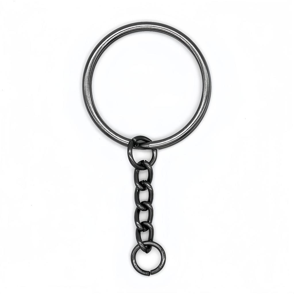 5Pcs Key Ring Key Chain Round Split Keyfob Keyrings With Jump Ring for Keychain Pendants DIY Jewelry Making Accessories