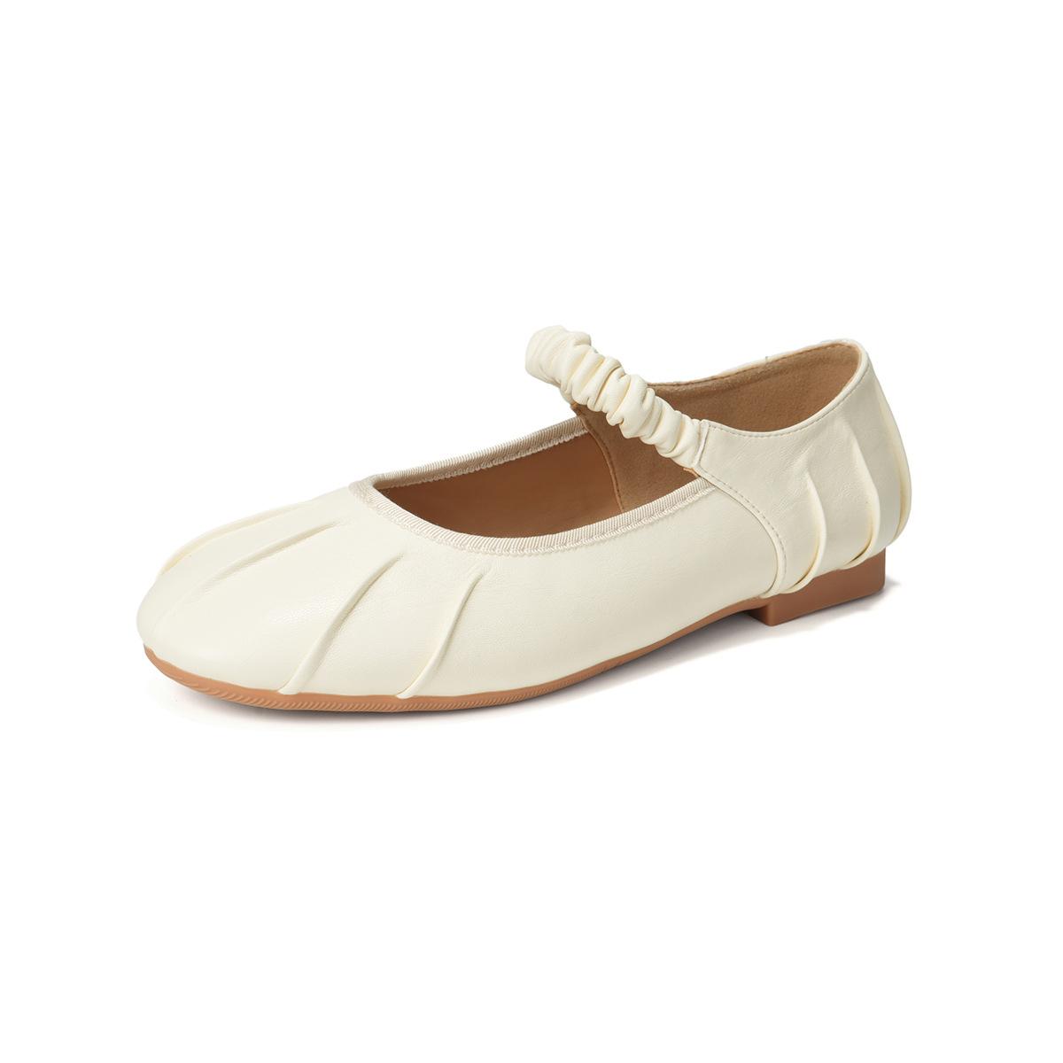 

Comfortable Soft Sole Women s Mary Janes Slip on Low Heel Pumps Silver Apricot Office Ladies Daily Footwear Elegant Size 35-43 43 абрикосовий