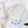 Guanti Zampe di Gatto in Pelliccia Sintetica Zampe Therian Paws Peluche Fursuit Zampe Halloween Cosplay Costume Zampe di Volpe Animale Manopola Donna Uomo