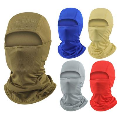 Helmet Hiking Scarves Face Hood Bicycle Hat Face Cover Cooling Neck Cycling Balaclava Full Face Cap