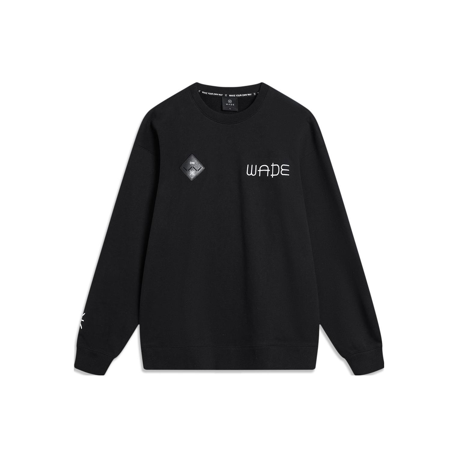 Li Ning Wade Collection Sweatshirt Unisex Black AWDTB79-1 L