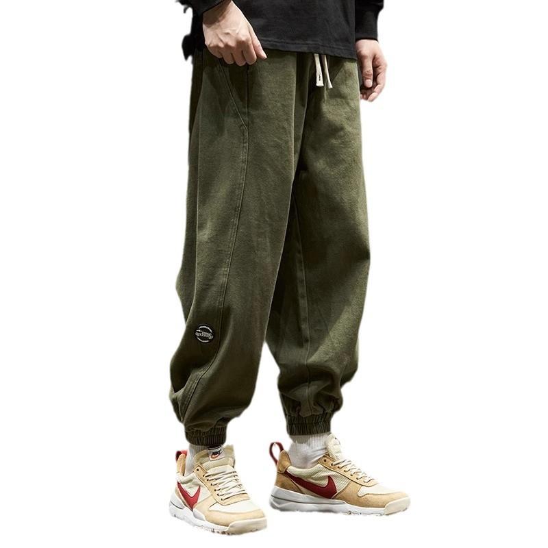 Japanische Latzhosen Herren Trendmarke Vielseitig Locker Herbst und Winter Neue Leggings Herrenmode Einfache Freizeit Hosen