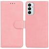(pink, Samsung Galaxy A06) Solid Color Skin Leather Phone Wallet Case Book Stand Slot Magnetic Shockproof Flip Cover Bag