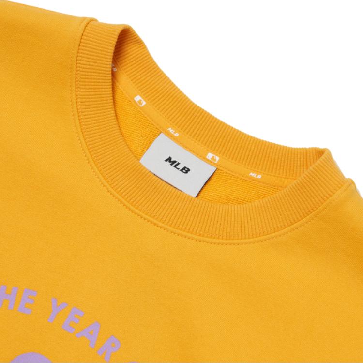 New MLB Sweatshirts Unisex Saffron 3AMTD0121-14ORL