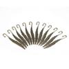 12 stk Antikke Bokmerker i Fjærform Bronse Metall Bokmerke Håndlaget Papirvarer Gave
