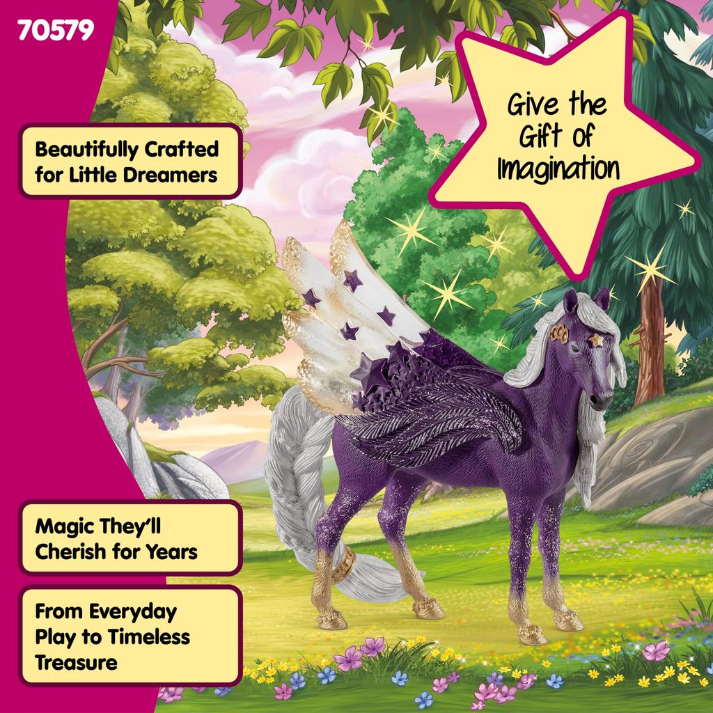 Schleich Bayala Star Pegasus (female) Figure 70579