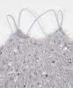 miette Feather Sequin Camisole RDXX0971 Free Size Black Women's