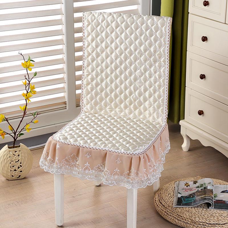 One-piece Dining Table and Chair Cover Dining Chair Cushion Chair Cover Set Household Chair Cushion Rectangular Round Coffee