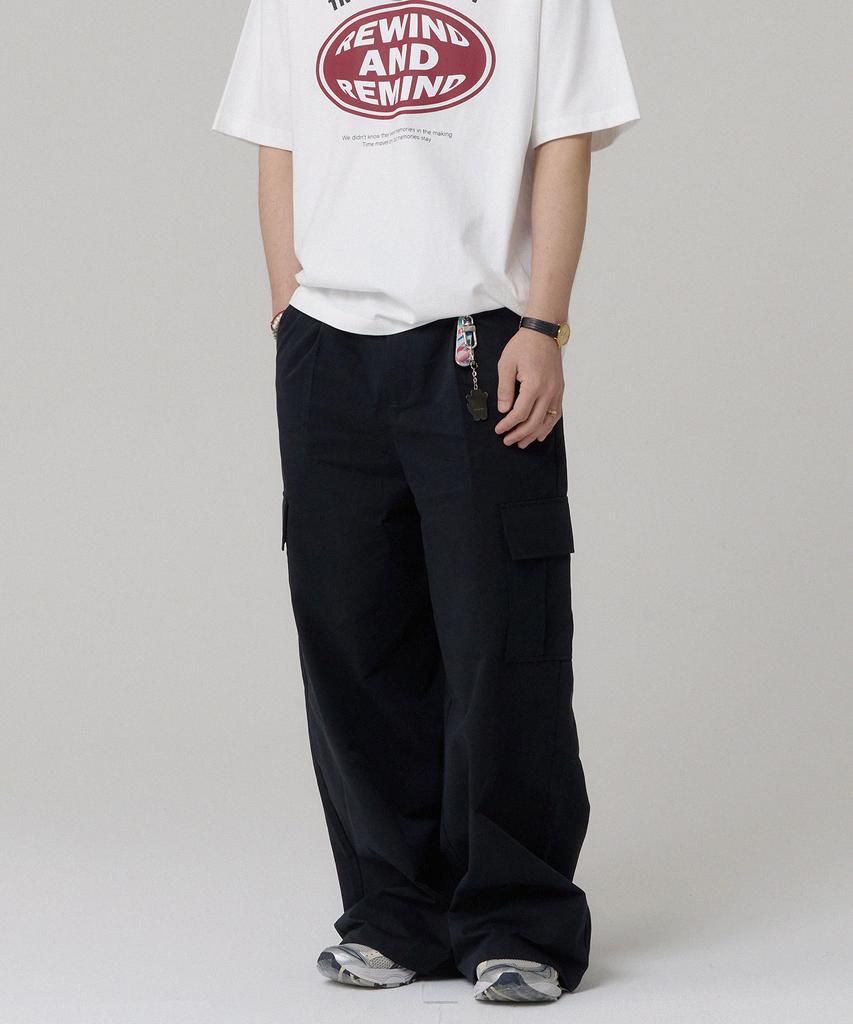 Beobeulpiseu Two-Way Wide Cargo Pants_2Color