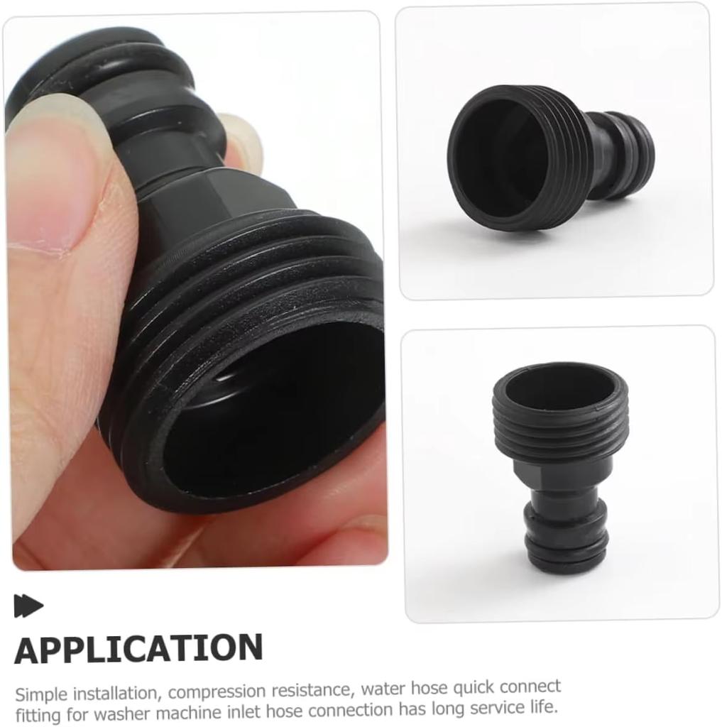 2 Way Y Shape Hose Splitter, Garden Water Pipe Connector with Switch Valve for Outdoor Watering Car Washing