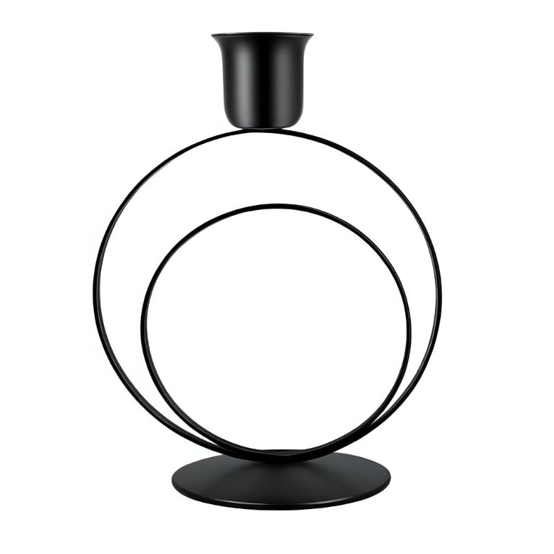 Retro Taper Ljusstakar Järn Ljusstakar för Hem Matsalsbord Mittdekorationer Bröllop Högtid Fest Jul