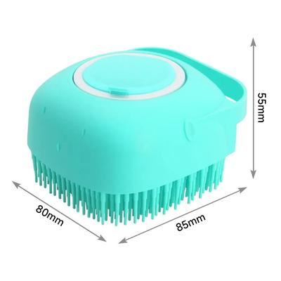 Pet Bathing Brush Soft Cat Massage Comb Remove Floating Hairs Dog Shampoo Brush Pet Washing Supplies