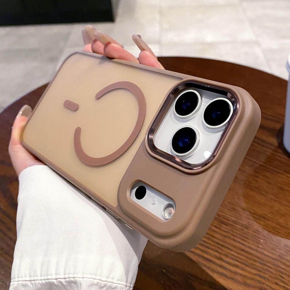 

Matte For Magsafe Magnetic Case For iPhone 15 16 17 Pro Max 16 Plus 17 Air Wireless Charge Shockproof Translucent Cover iPhone Air