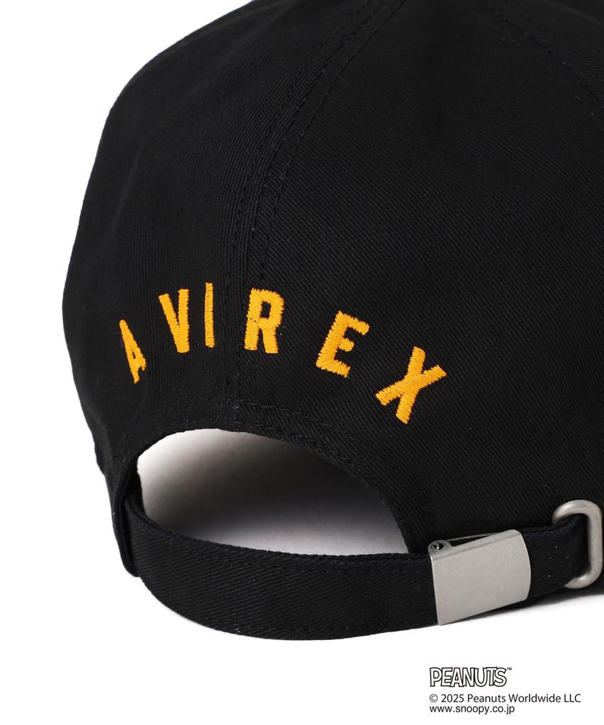 AVIREX × WORK CAP black