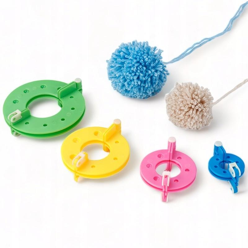 Pompom Maker Set, 4 Sizes