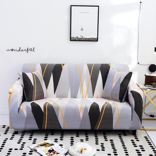 Floral Printing Stretch Elastic Sofa Cover For Living Room Slip -Resistant Sofa Towel Couch Cover Sectional Furniture Slipcover for Home