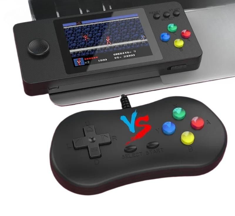 K9 3D Rocker Retro Handheld Game Console, 500 Classic FC Games, 2.4/2.8 Inche Screen Portable 800mAh Battery Rechargeable, Support TV & Two Players