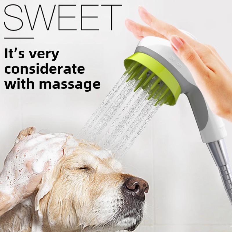 

Массажная насадка для душа для ванны для собак Хиппи, специальный массажный душ для кошек, ванна для чистки, принадлежности для собак