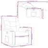 Recliner Chair with Rising Aid Dark Green Fabric