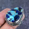 Natural Spiny Oyster Gemstone 925 Sterling Silver Jewelry Ring Size 9 ET-4808