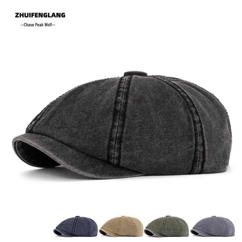Unisex Retro Street Style Beret: Casual British Flat Cap & Fashionable Newsboy Hat