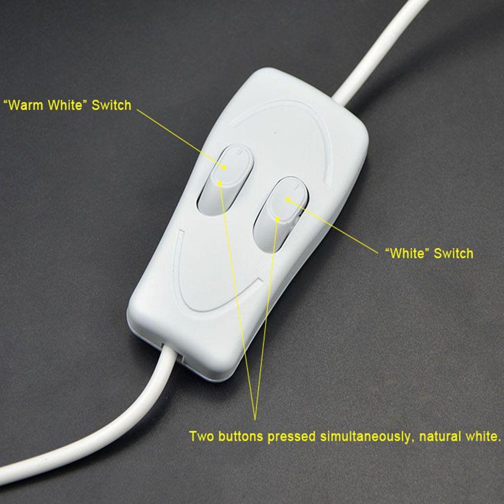 30LEDs Super Bright Night Lighting Portable 3 Mode Switchable USB Strip Desk Lamp LED Bar Light