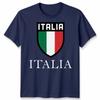Italy Retro Unisex Football T Shirt Style Italia Supporters Tee Unisexs Unisexs Top