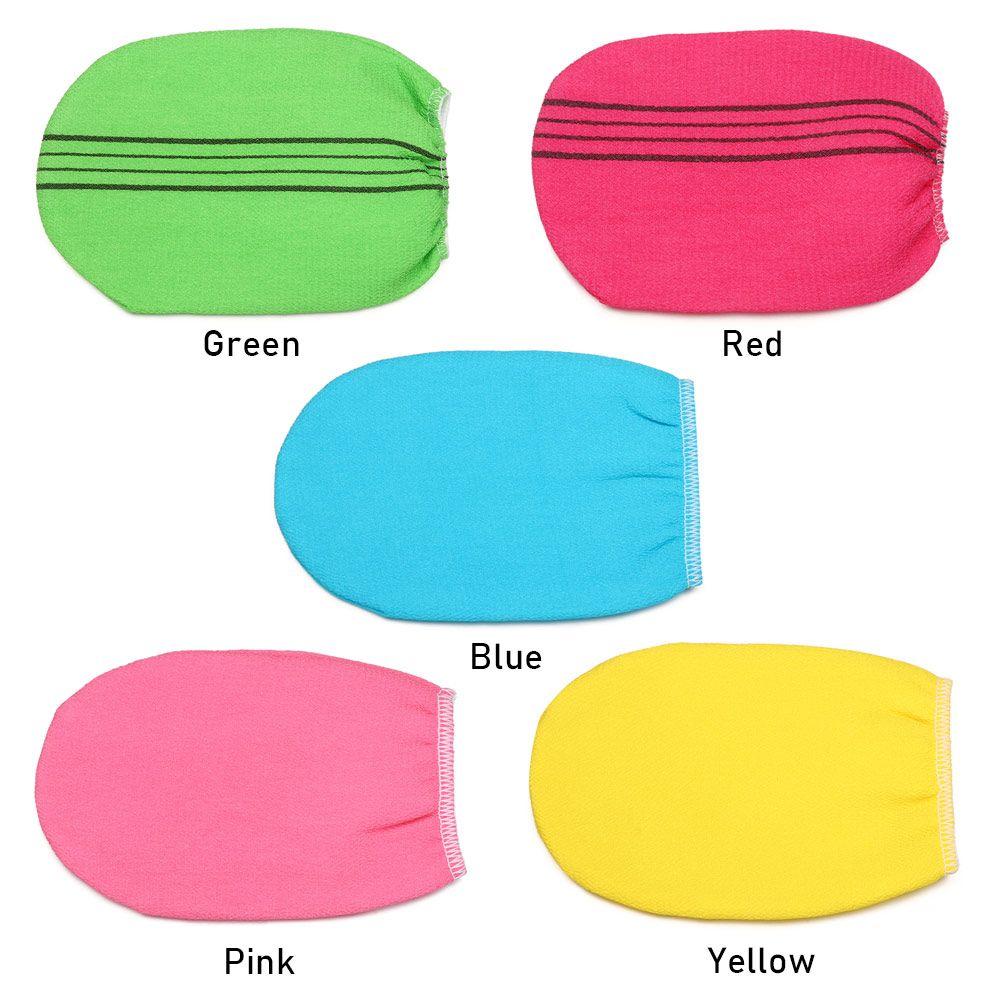 Smooth Skin Massage Viscose Fiber Shower Scrubber Body Rub Bath Glove Exfoliating Towel