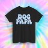 Dog Papa Shirt | Funny Retro Dog Dad Paw Print Pet Lover Gift Tee S–5XL