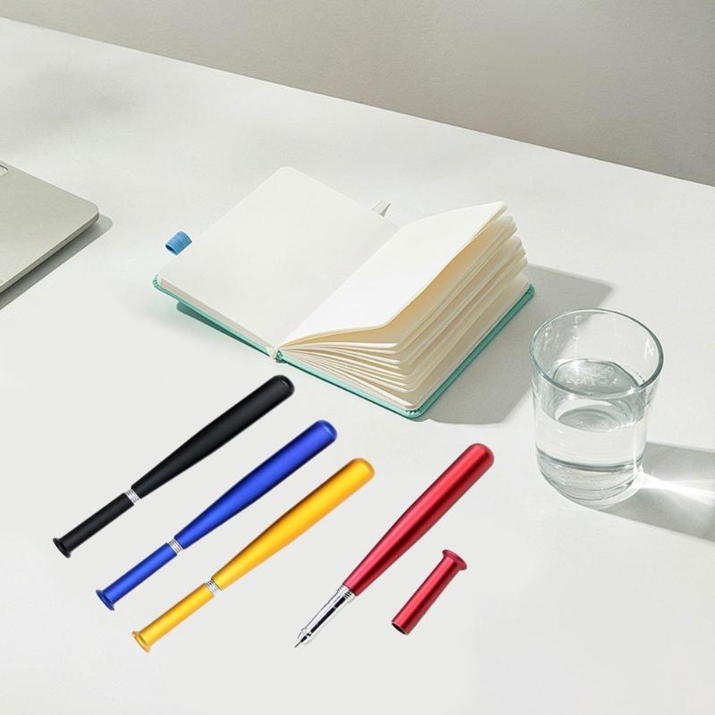 Penna a Scrittura Fluida Penna Mazza da Baseball Penna a Olio Penna a Sfera Baseball 1.0mm Penna Cancelleria Penna Divertente per Ufficio Scuola