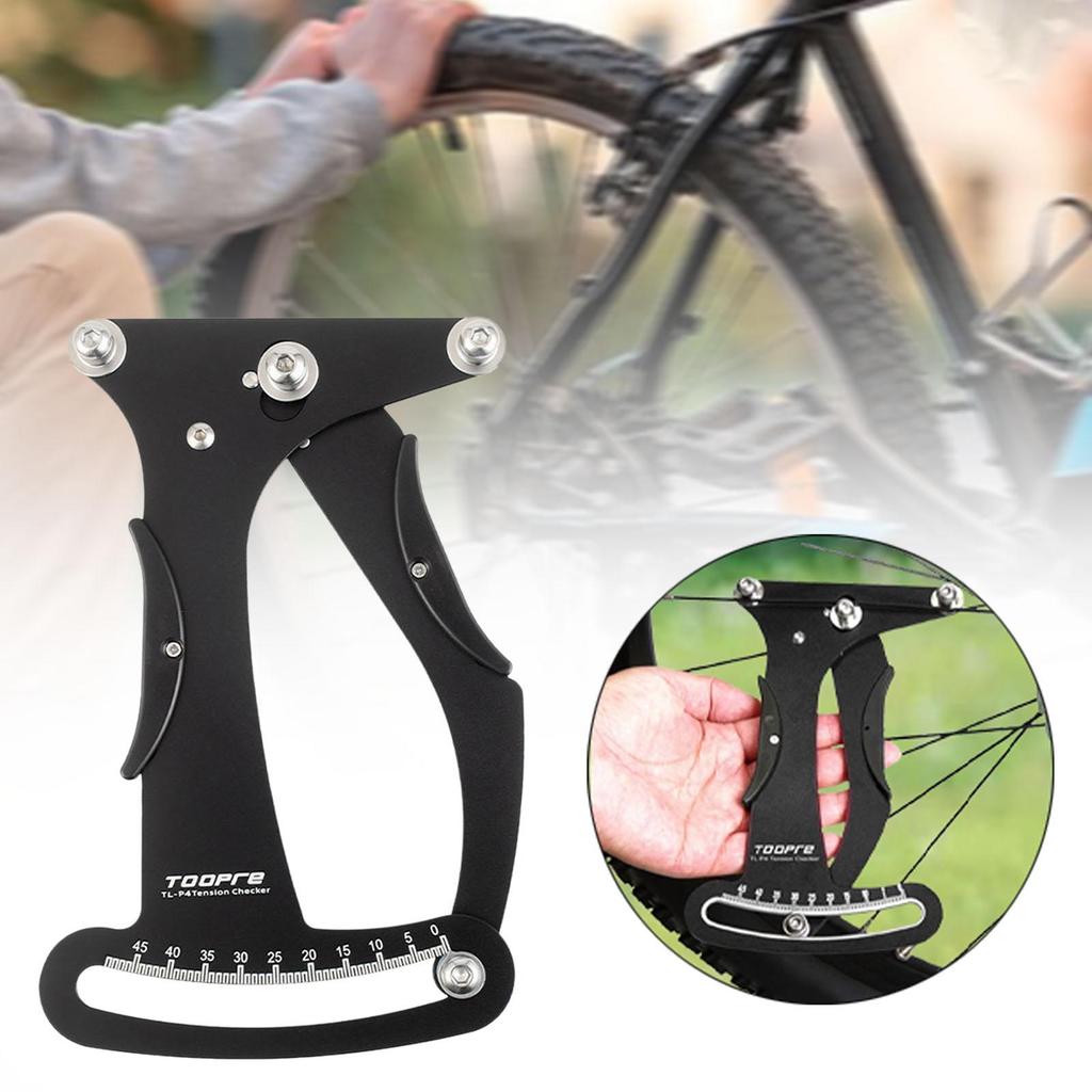 Spoke Tension Meter Simple to Use Professional Mountain Bike Rim Tensiometer Black