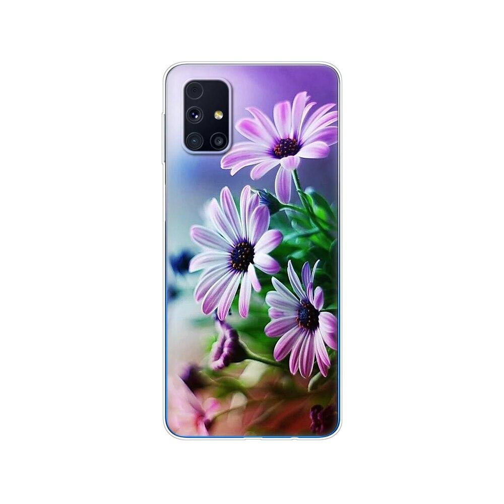 Für Samsung M31s Hülle 6.5 Tpu Weiches Silikon Rückseite Handyhülle Für Galaxy M31S M 31S m317f m317 Funda Winter Schnee Weihnachten