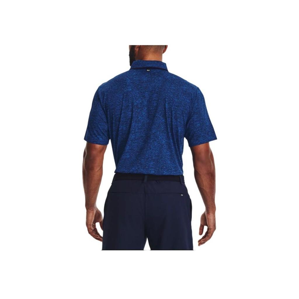 Under Armour Iso-Chill Series Solid Color Pullover Short Sleeve Polo Men Tops Phantom-Blue 1377364-471