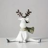 Creative Resin Deer Figurine Kids Room Desktop Shelf Unique Ornament Cute Decorative Item