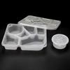 Saizhuo Disposable Six-Compartment Meal Box with Soup Bowl