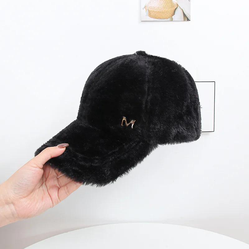 

Бейсболка женская осенне-зимняя кепка Wild Peaked, самый продаваемый товар, модная зимняя плюшевая кепка-капюшон для женщин чёрный