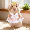 Hamsterkleidung Atmungsaktiv Chinchillakleidung Mini-Hamsterkleid für Tiereltern Tierliebhaber Tierheime Geschäfte Fotografie