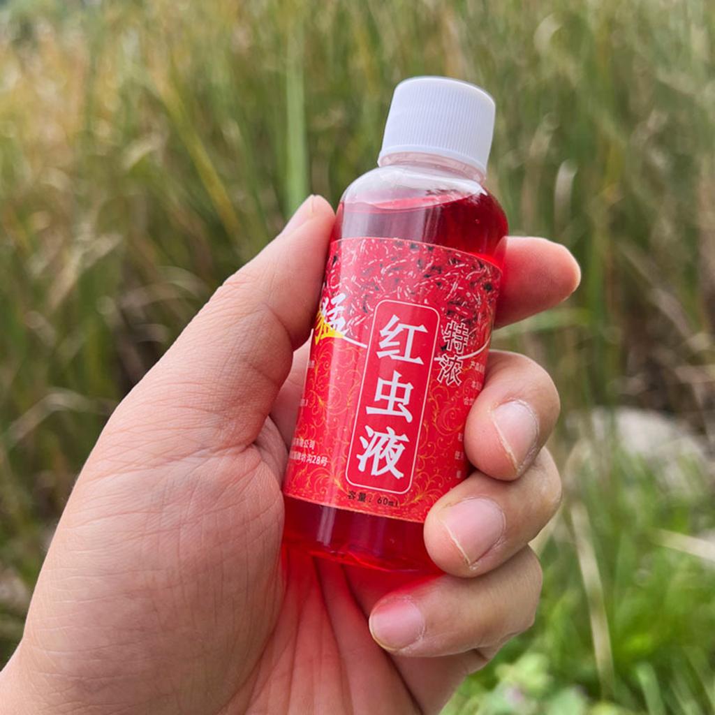 60ml Fishing Bait Liquid Attractant for Carp Crucian Bream Fish Lure with Rapid Attraction for River Lake Pond Fishing