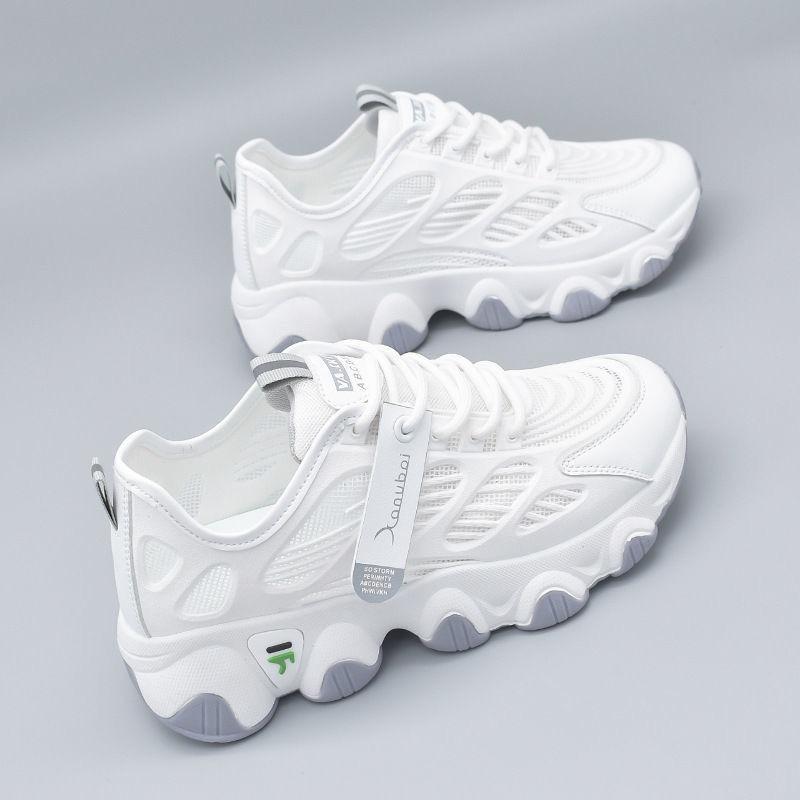 Women's Mesh Breathable Shoes Summer High on Platform Ladies Footwear Green Stylish Daily Routine Deals 39 Light Aesthetic Offer