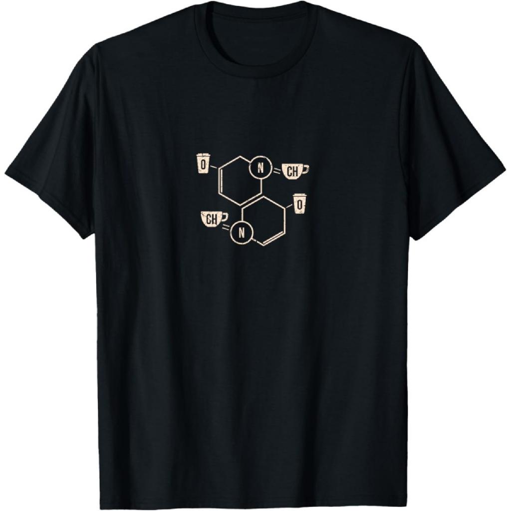 Camiseta Elementos Químicos Tabla Periódica Crema de Café Barista