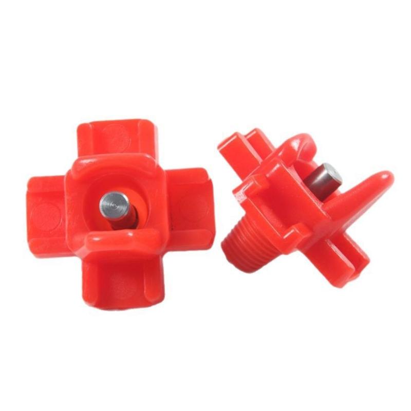 ABS Plastic Chicken Waterer With Stainless Steel Nipple Automatic Poultry Drinker For Coops Cage Leakproof