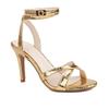 Gold Silver Women Sandals High Heel Big Size 46